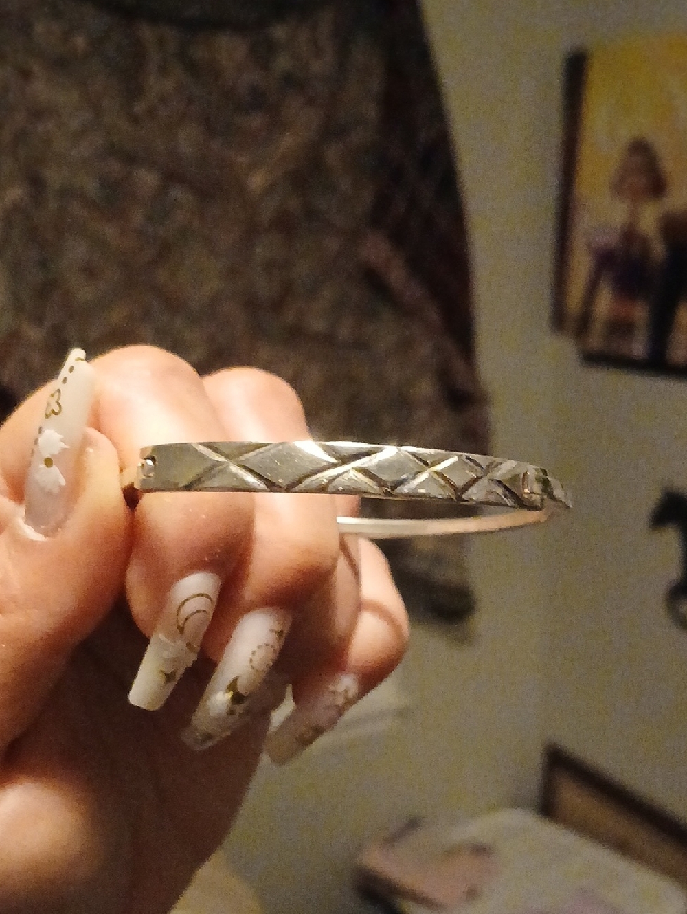 Mexico Silver Tone Bracelet
